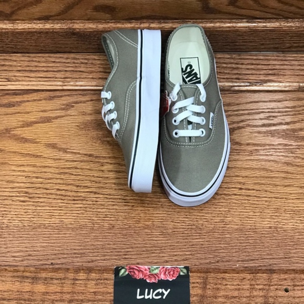Vans Authentic Desert Taupe True White Shoes - Picture 5 of 9
